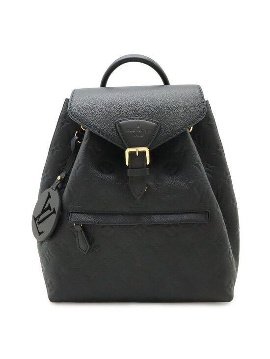 Louis Vuitton Monogram Empreinte Montsouris PM Backpack Noir Black With Charm main image 2